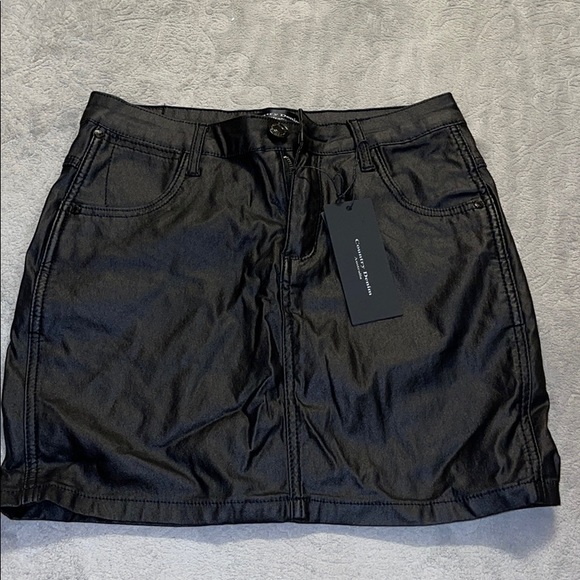 country denim australia Dresses & Skirts - Leather mini skirt